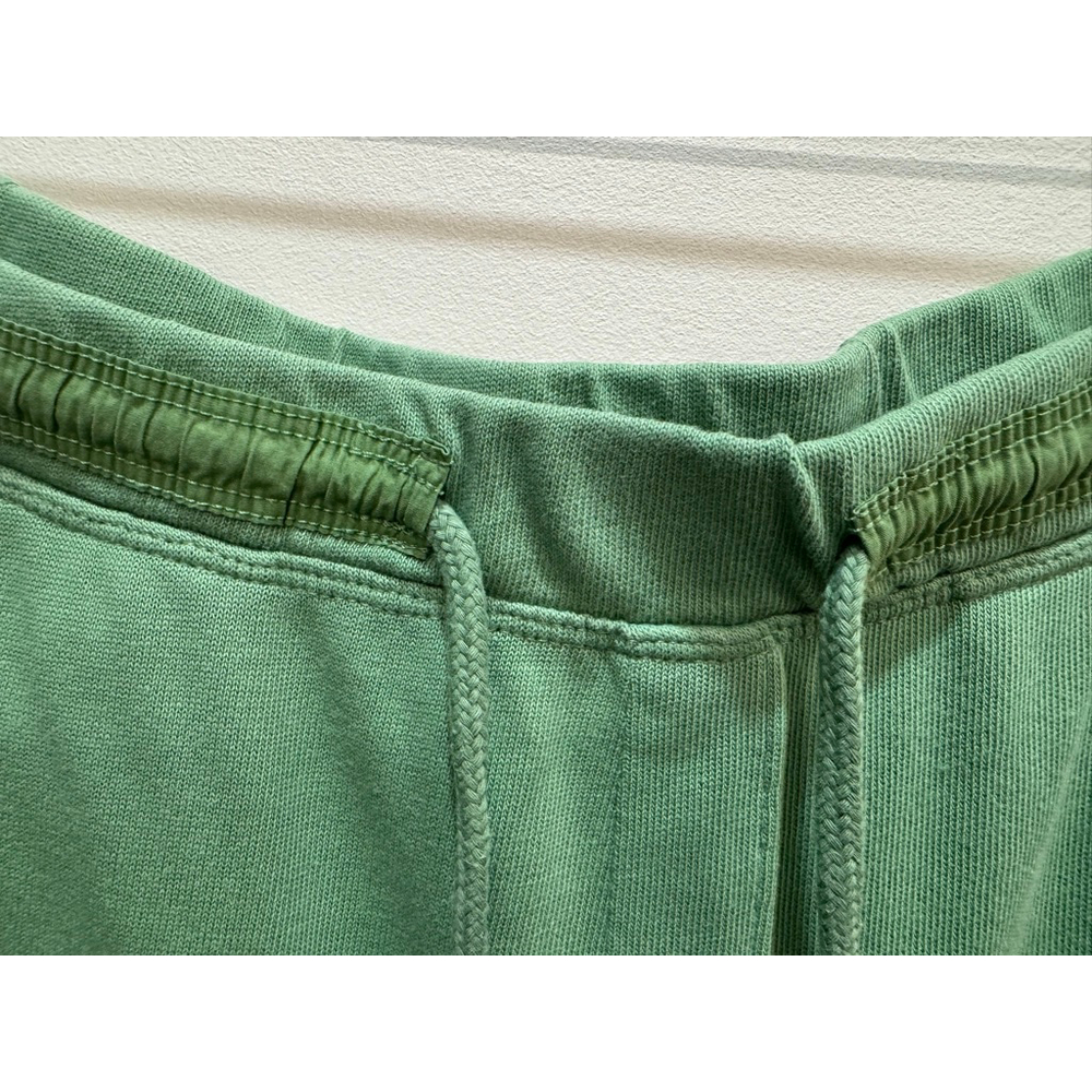 Aerie Green Ribbed Waist Drawstring Joggers L Casual Colourful Loungewear - Picture 3 of 11